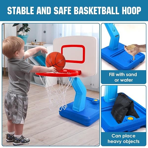 Super Joy Toddler Basketball Hoop, 2.3 to 4.5 ft — view 4 of 4