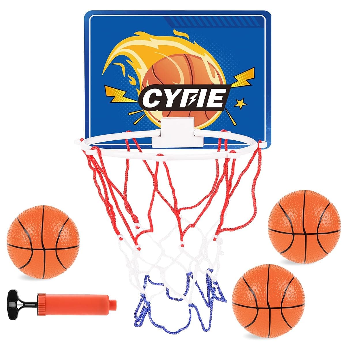 Cyfie Bathtub Basketball Hoop with Suction Cups