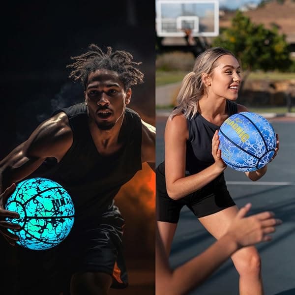Milachic Holographic Glow Basketball, Size 7 — view 4 of 4