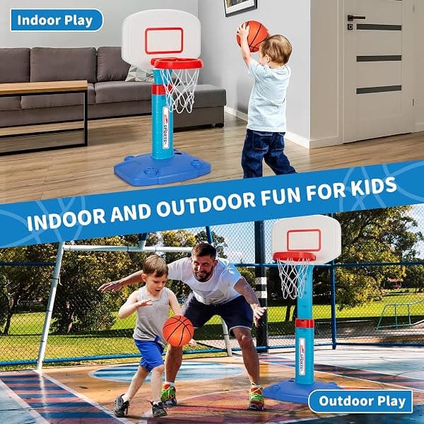Gmaophy Toddler Basketball Hoop, Adjustable — view 3 of 4
