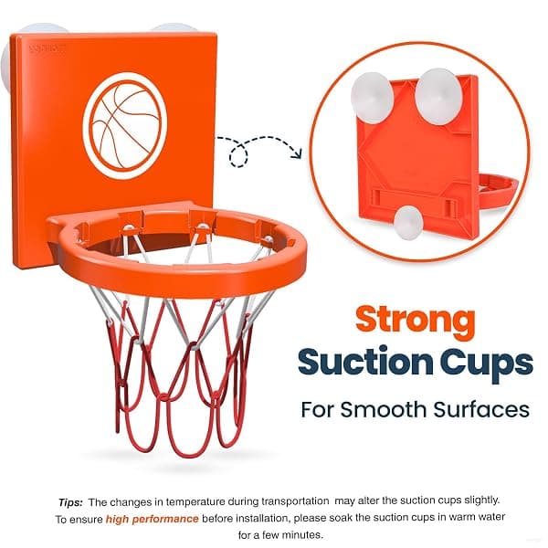 Marppy Bathtub Basketball Hoop with 4 Balls — view 2 of 4