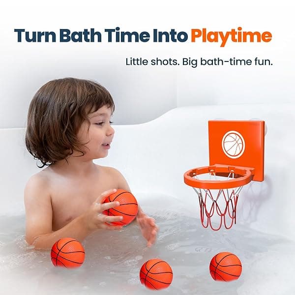 Marppy Bathtub Basketball Hoop with 4 Balls — view 4 of 4