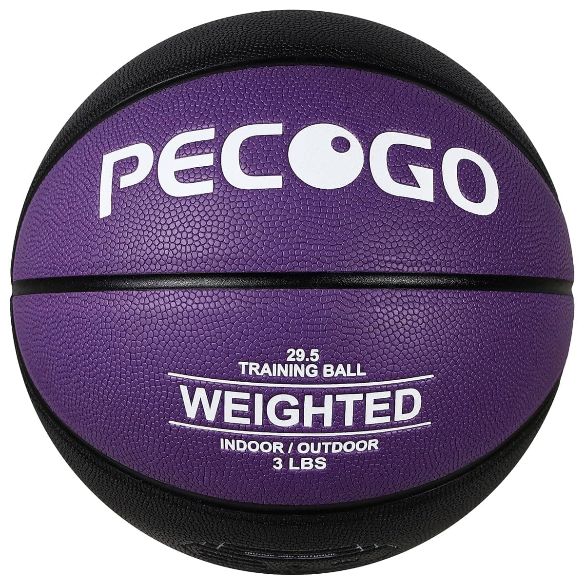 Pecogo Weighted Training Basketball, 3 lb, Purple