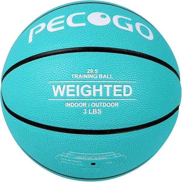 Pecogo Weighted Training Basketball, 3 lb, Blue — view 2 of 4