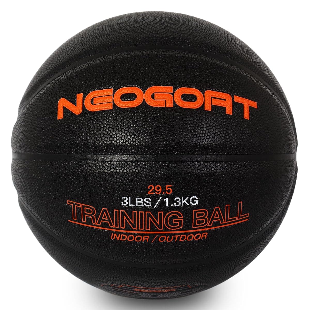 Neogoat Weighted Training Basketball, 3 lb, Size 7