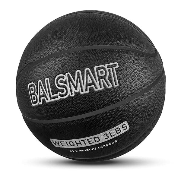 Balsmart Weighted Basketball, 3 lb, Size 7, Black — view 2 of 4