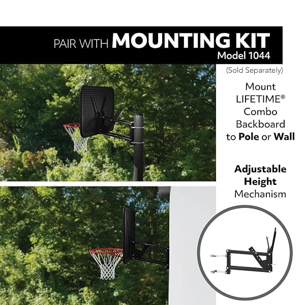 Lifetime 48 in. Polycarbonate Backboard and Rim Combo — view 4 of 4