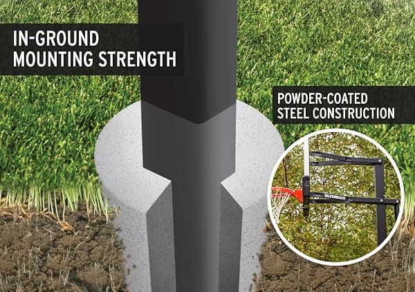 Silverback SB54IG 54 in. In-Ground Basketball Hoop — view 3 of 4