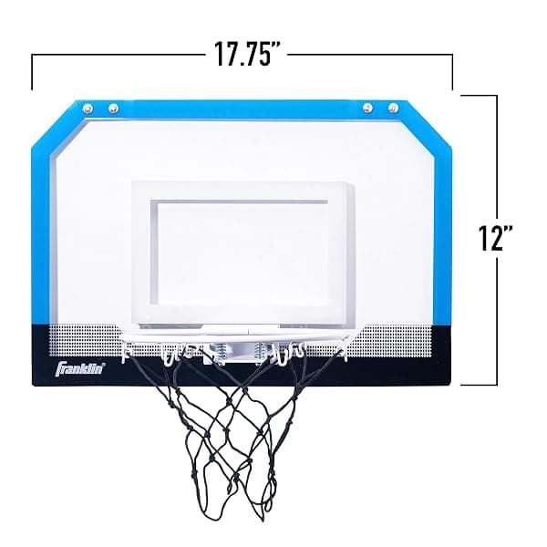 Franklin Sports LED Over-the-Door Mini Hoop, Blue — view 3 of 4