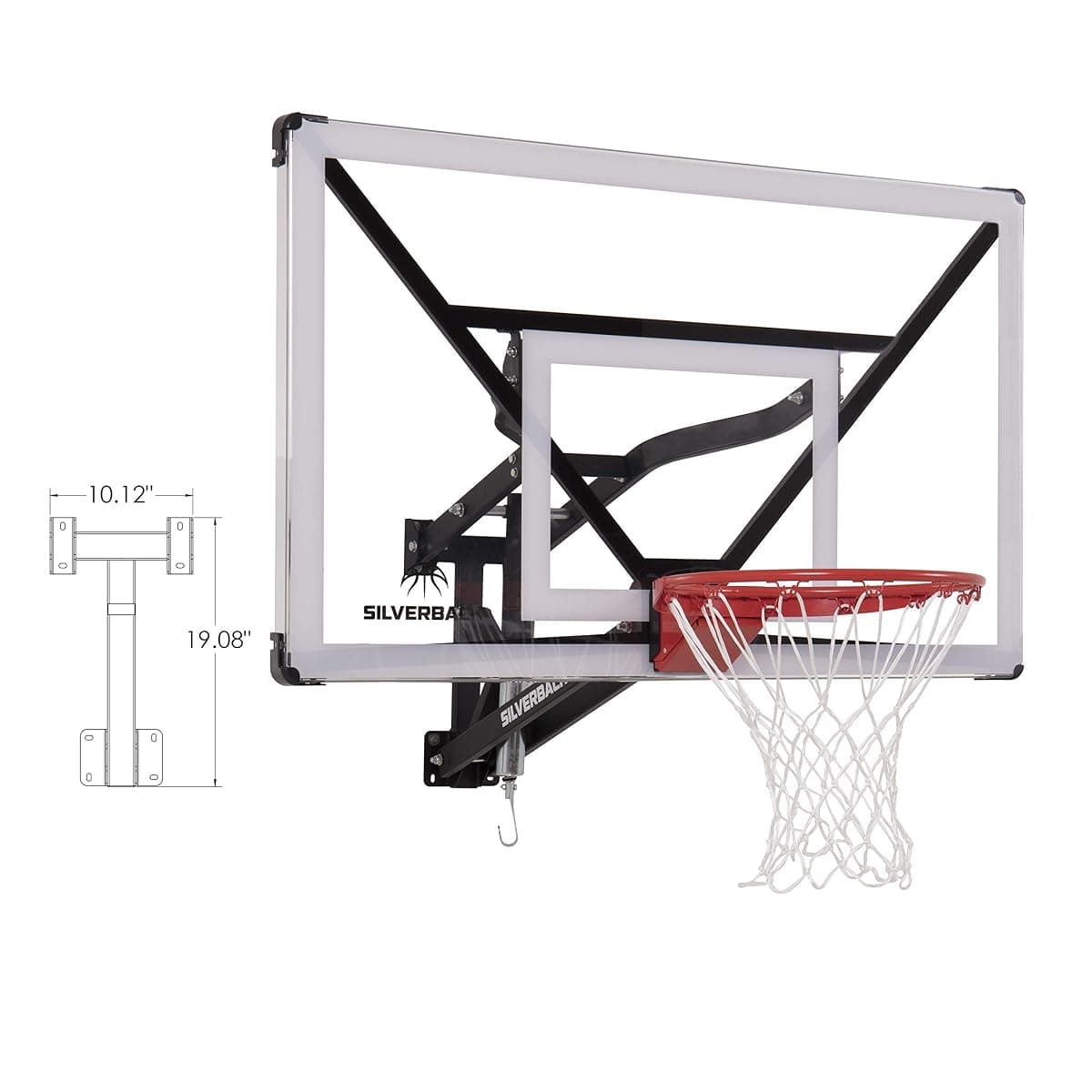Silverback NXT 54 in. Wall-Mounted Basketball Hoop