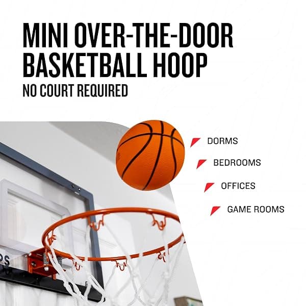Franklin Sports Pro Hoops Door-Mount Mini Hoop — view 2 of 4