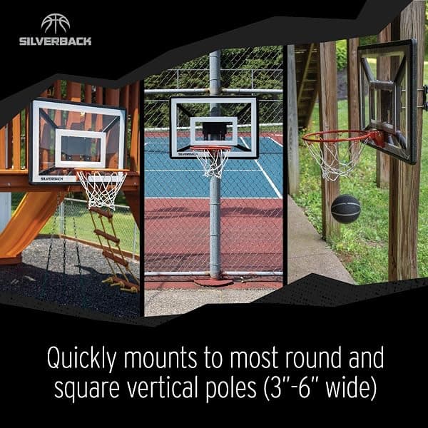 Silverback Junior 33 in. Pole-Mount Youth Hoop — view 3 of 4