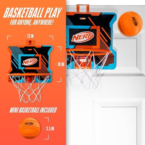 Franklin Sports Nerfoop Slam Over-Door Mini Hoop — view 2 of 4