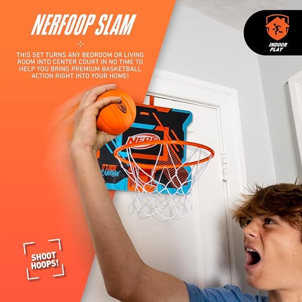 Franklin Sports Nerfoop Slam Over-Door Mini Hoop — view 4 of 4