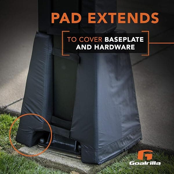 Goalrilla Deluxe Basketball Pole Pad, 68 in., Black — view 4 of 4