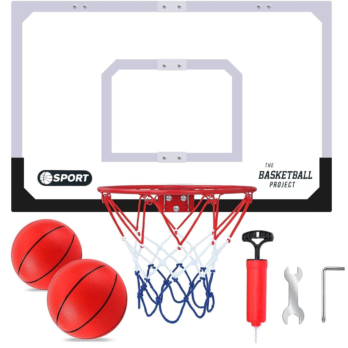 NZQXJXZ Mini Hoop, 26 x 17 in. Polycarbonate Board