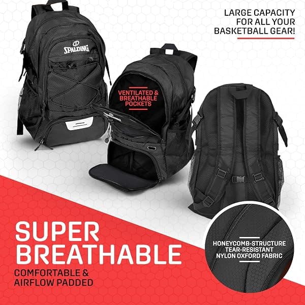 Spalding Basketball Backpack Ultimate, Black — view 2 of 4