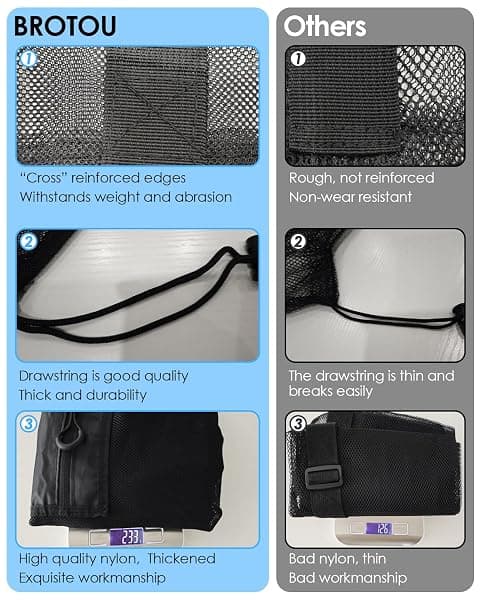 BROTOU Mesh Ball Bag, 24 x 36 in — view 2 of 4