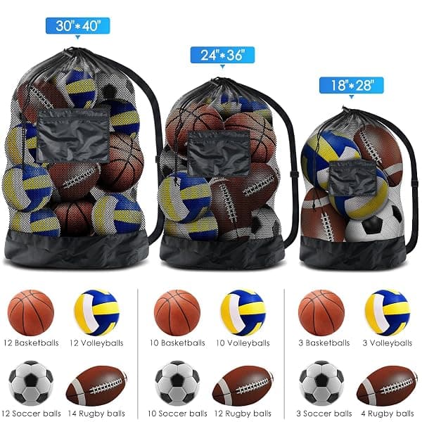 BROTOU Mesh Ball Bag, 24 x 36 in — view 3 of 4