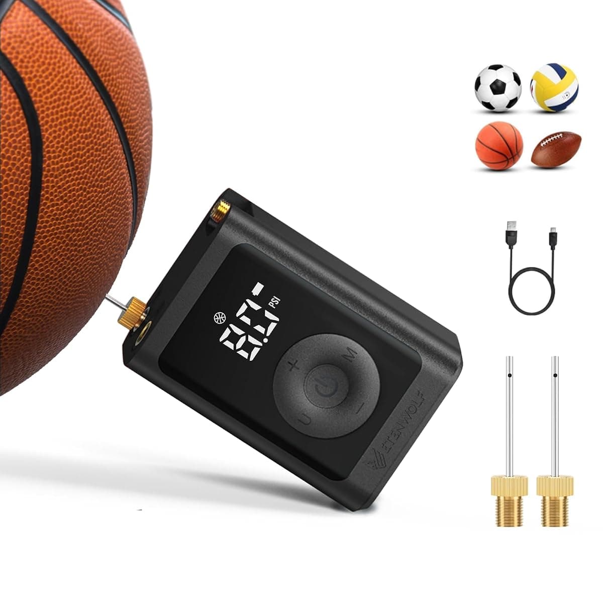 ETENWOLF Electric Ball Pump, 2600 mAh