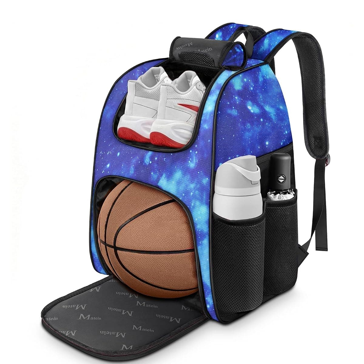 MATEIN Basketball Backpack, 35L Galaxy Blue