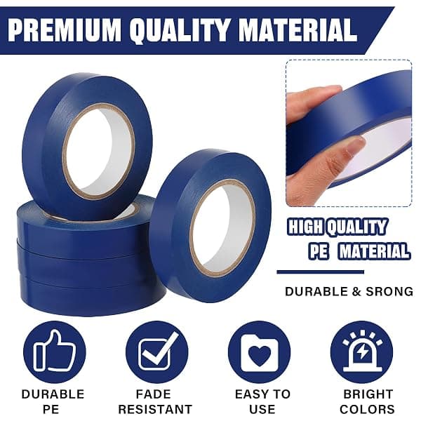 Frienda Blue Gym Floor Tape, 1 in x 60 yd — view 4 of 4