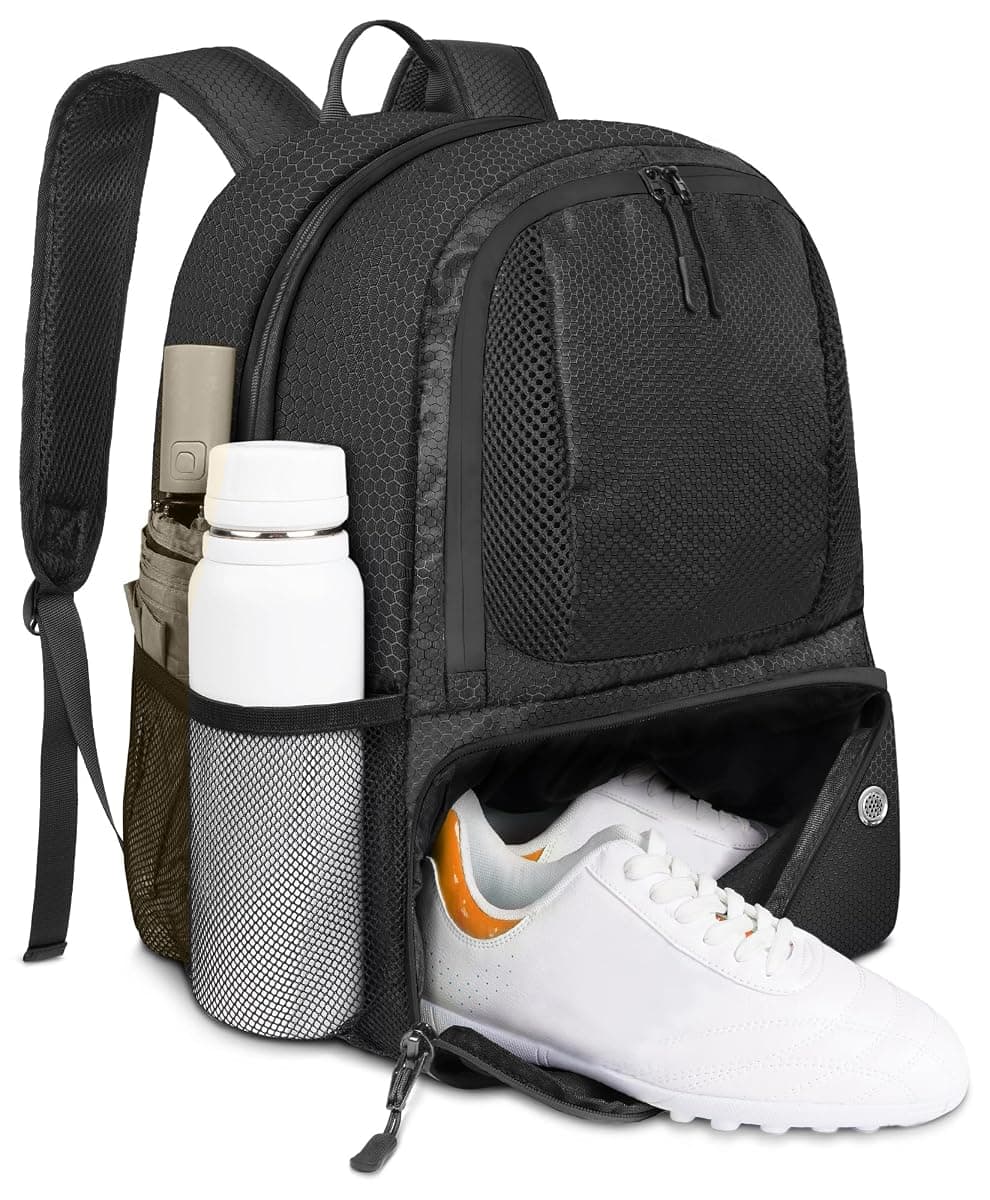 YOREPEK Ball Backpack, 28L with Shoe Pocket