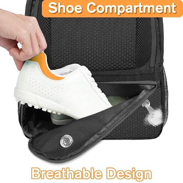 YOREPEK Ball Backpack, 28L with Shoe Pocket — view 4 of 4