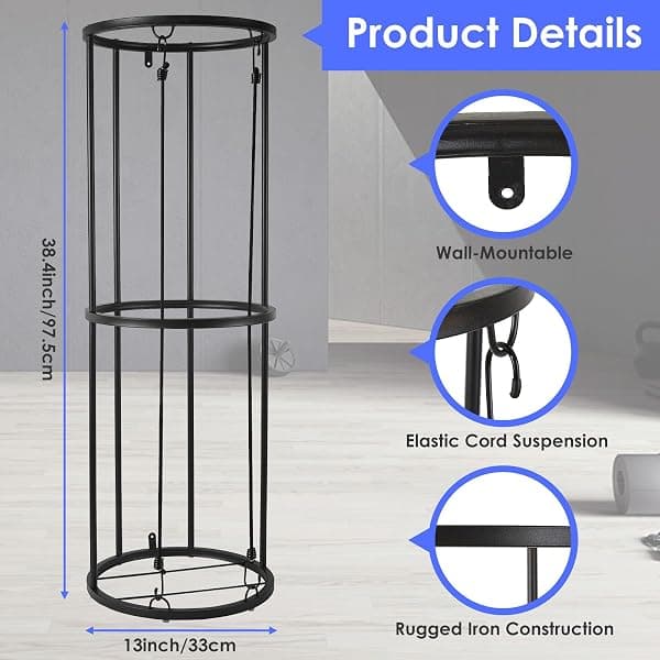 URMMIY Ball Storage Rack, Holds 4-5 Balls — view 2 of 4