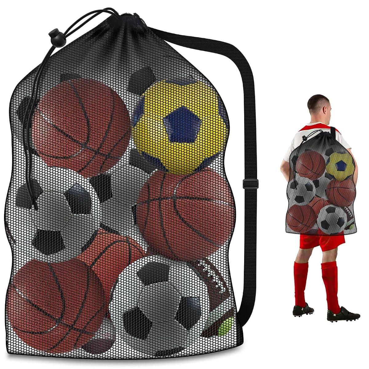 Hoiny Mesh Ball Bag, 40 x 30 in