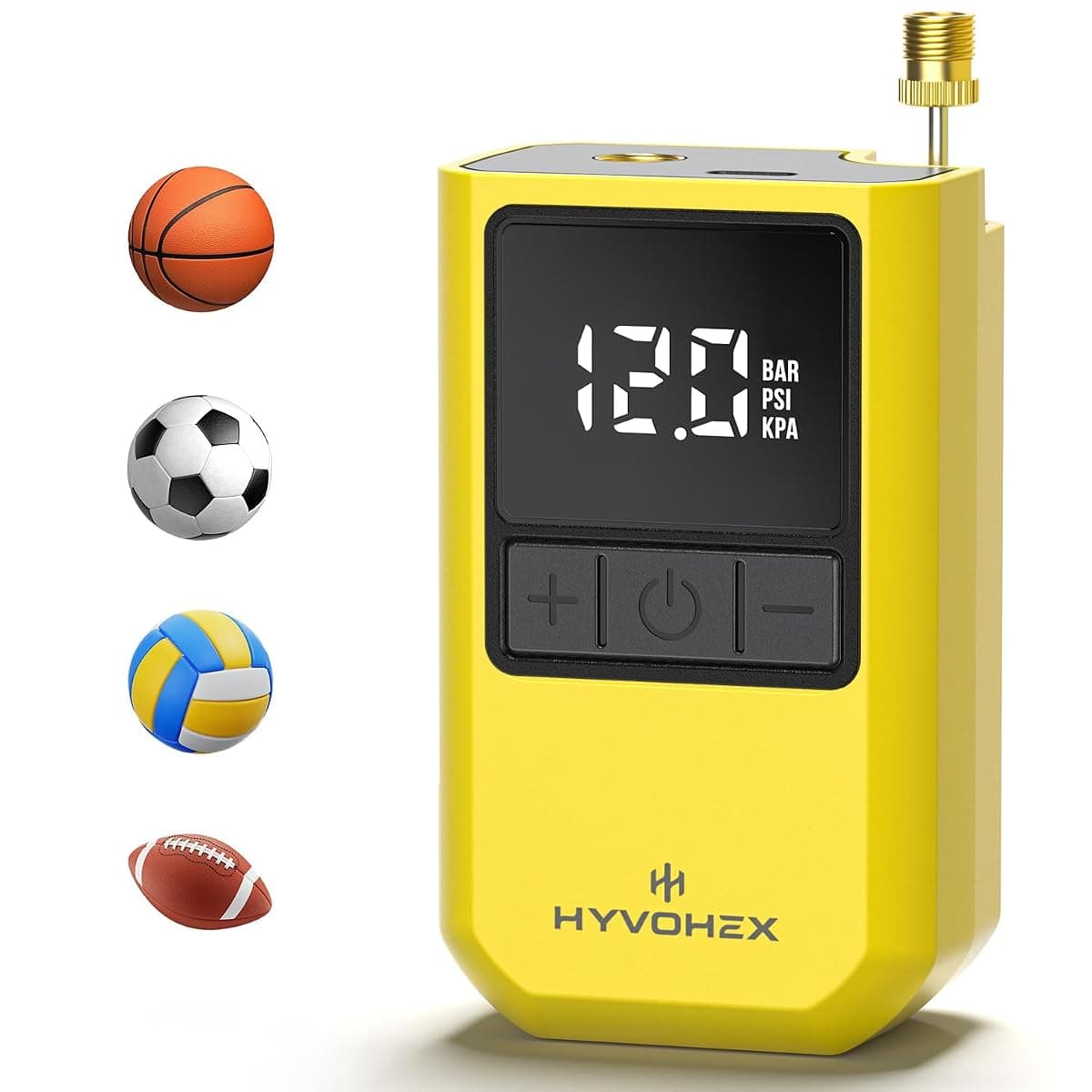 HYVOHEX P100 Electric Ball Pump, 1500 mAh