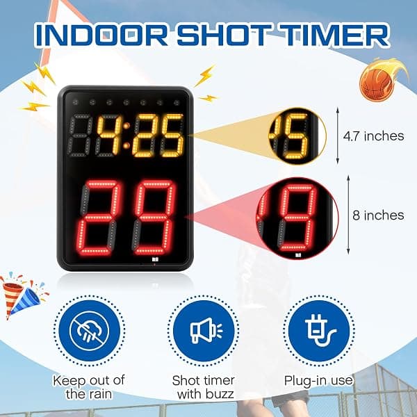 Suzile Wireless Shot Clock Pair, 24 Second — view 3 of 4