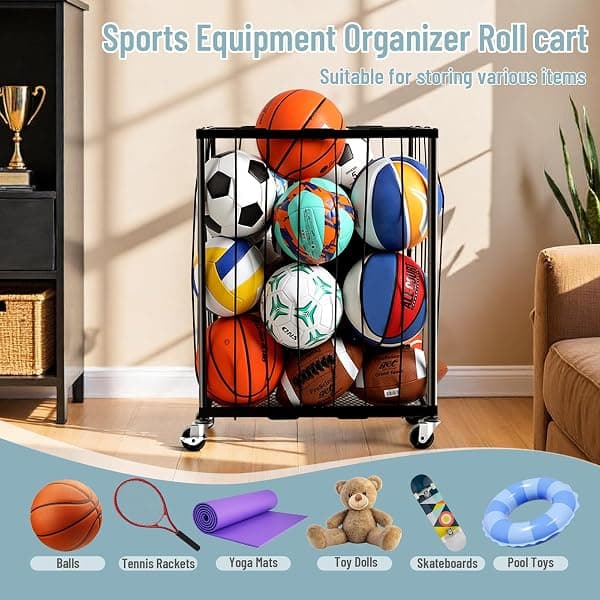 TomCare Rolling Ball Rack, 12-15 Balls — view 4 of 4
