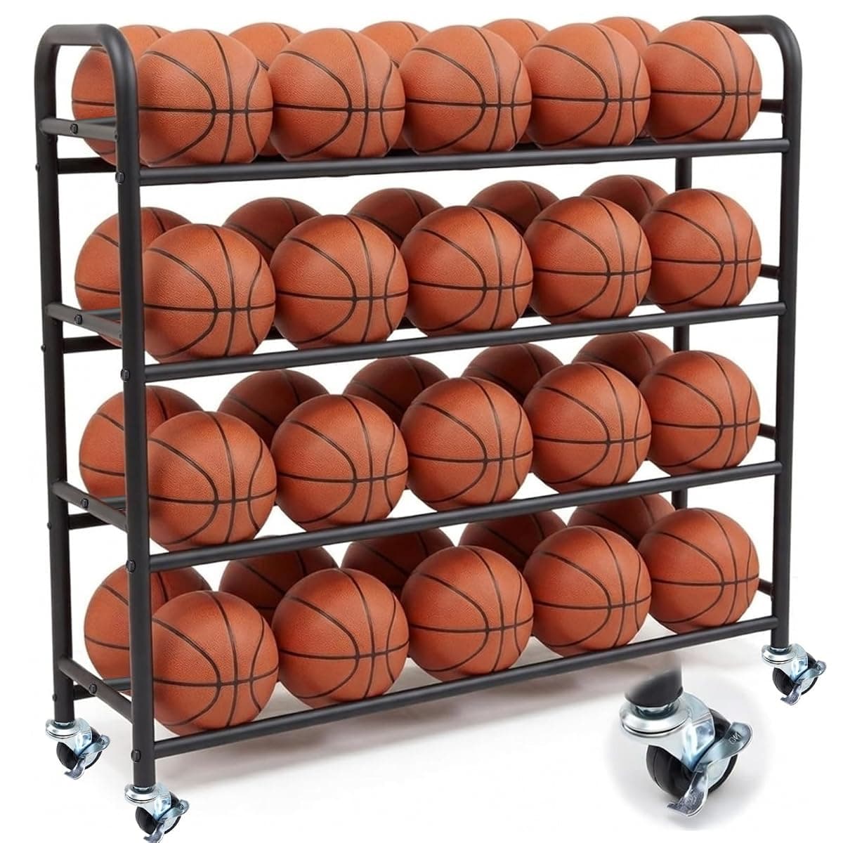 Colingmill 4-Tier Ball Rack, 40 Balls