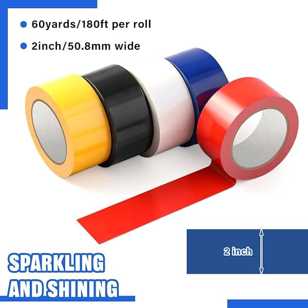 Frienda Colored Gym Floor Tape, 2 in x 60 yd — view 2 of 4