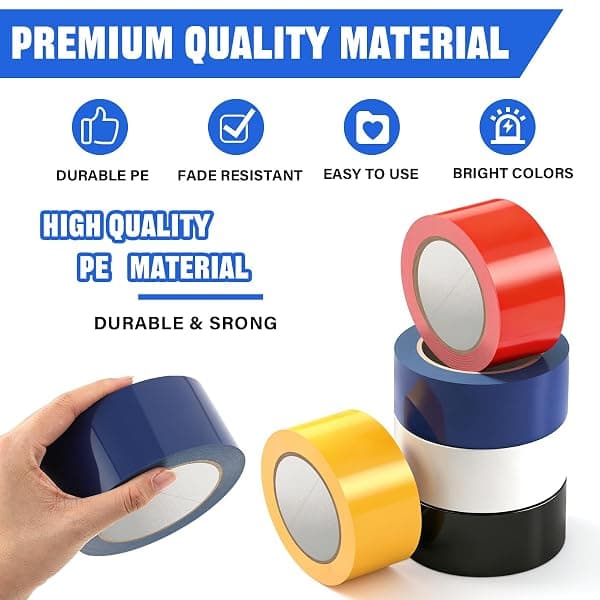 Frienda Colored Gym Floor Tape, 2 in x 60 yd — view 4 of 4