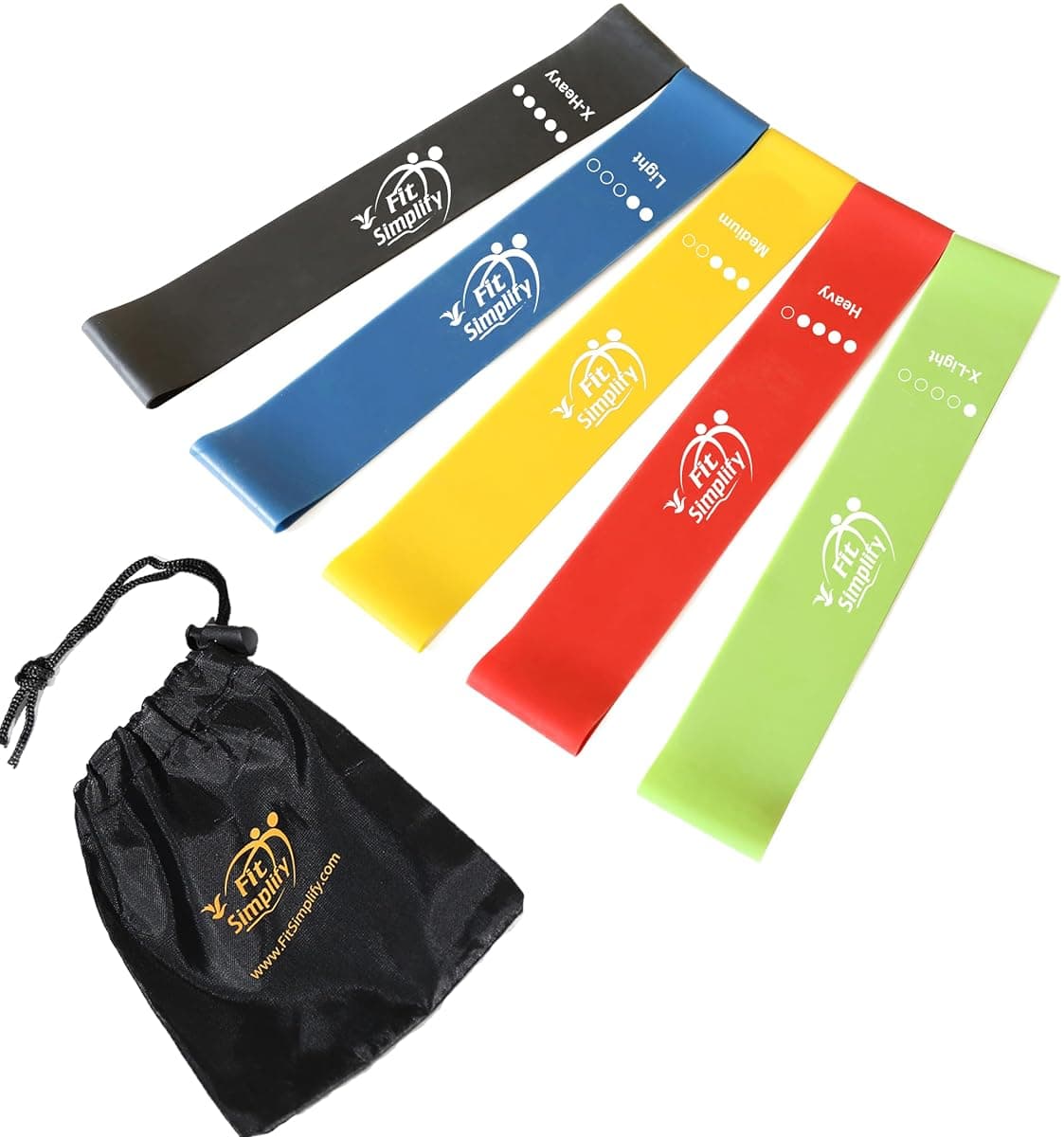 Fit Simplify Resistance Loop Bands, Set of 5