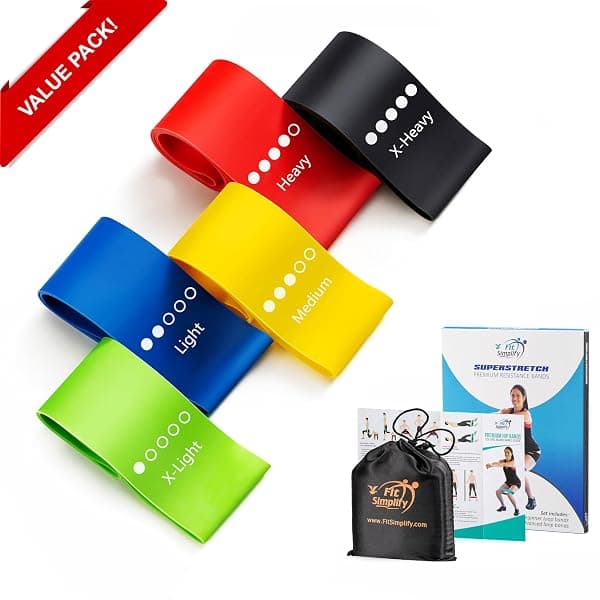 Fit Simplify Resistance Loop Bands, Set of 5 — view 3 of 4