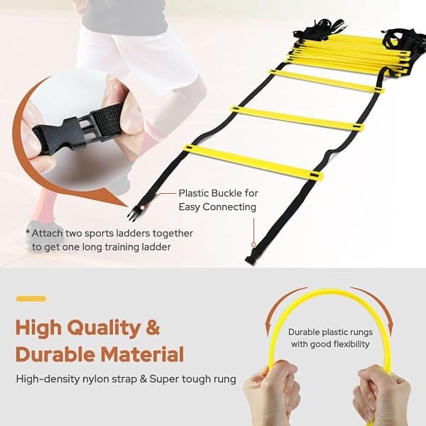 GHB Pro Agility Ladder, 20 ft, 12 Rungs — view 2 of 4