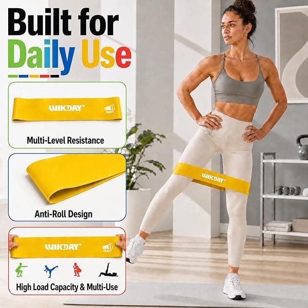 WIKDAY Resistance Loop Bands, Set of 5 — view 2 of 4