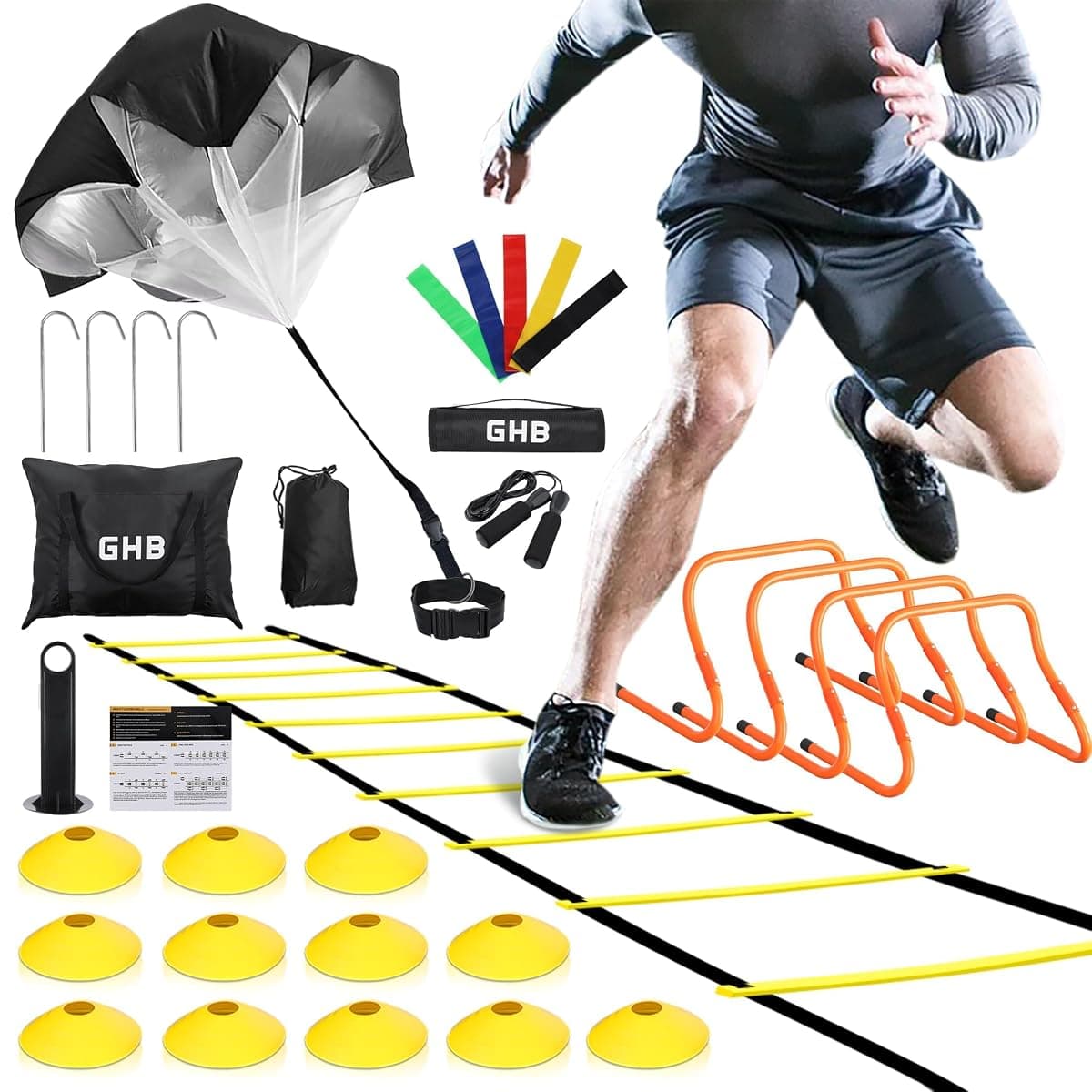 GHB Agility Set, Ladder and Hurdles