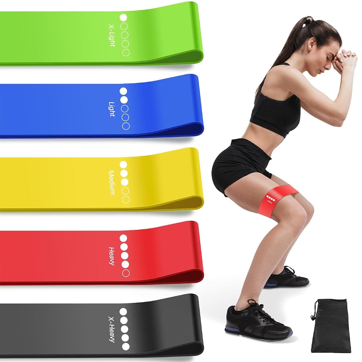 Kakuje Resistance Loop Bands, 5 Levels