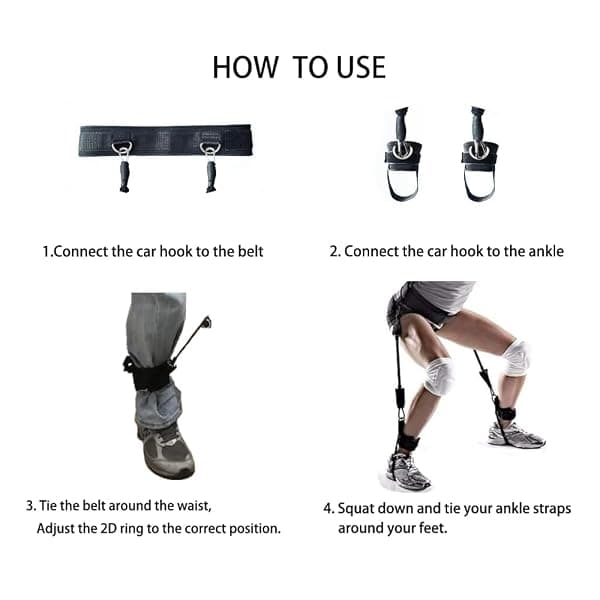 WENDYWU Jump Trainer Resistance Belt Set — view 2 of 4