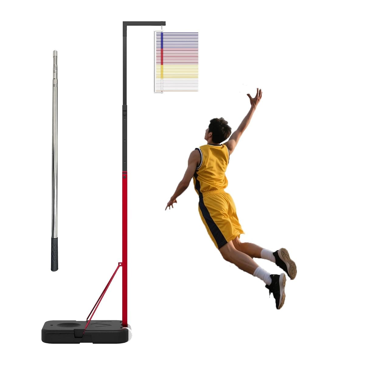 ZGGJZKV Vertical Jump Tester, 4.9-11.8 ft