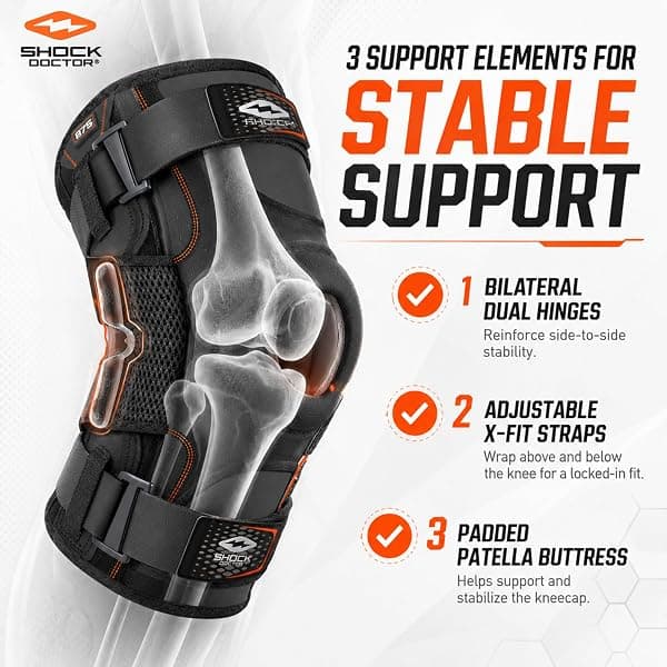 Shock Doctor Hinged Knee Brace, X-Large — view 4 of 4