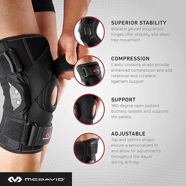 McDavid Hinged Knee Brace, Large — view 3 of 4