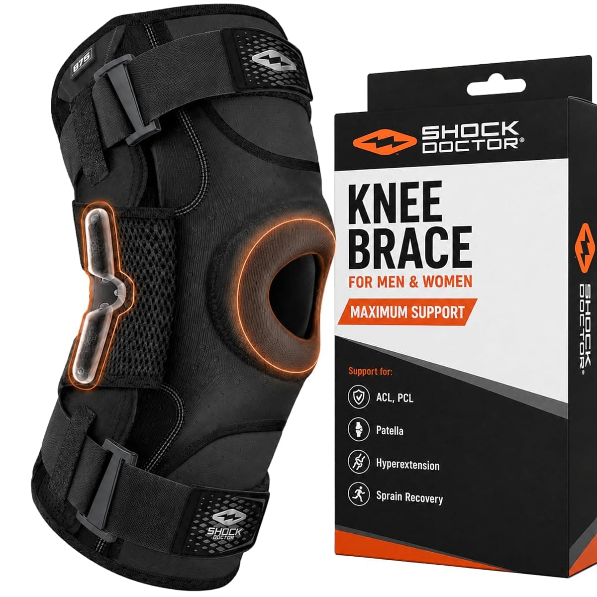 Shock Doctor Hinged Knee Brace, Large