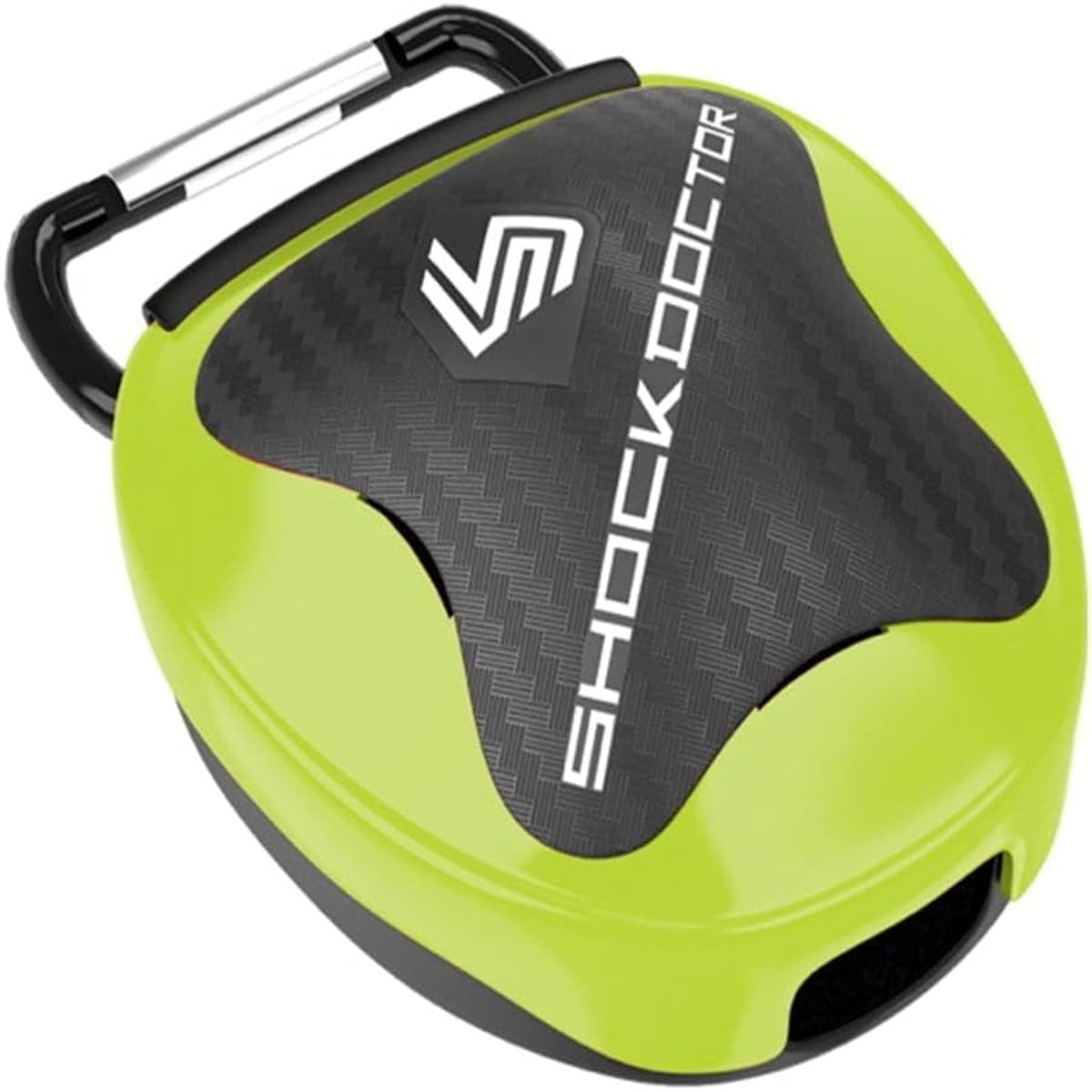Shock Doctor Mouth Guard Case, Green and Black