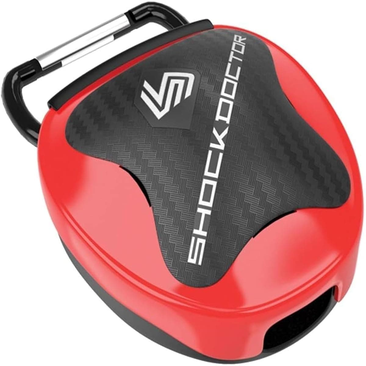 Shock Doctor Mouth Guard Case, Red and Black