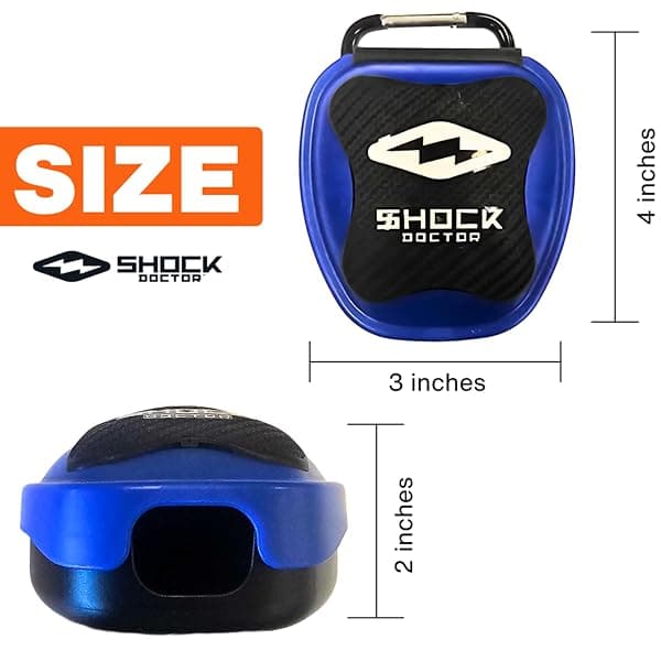 Shock Doctor Mouth Guard Case, Red and Black — view 3 of 4